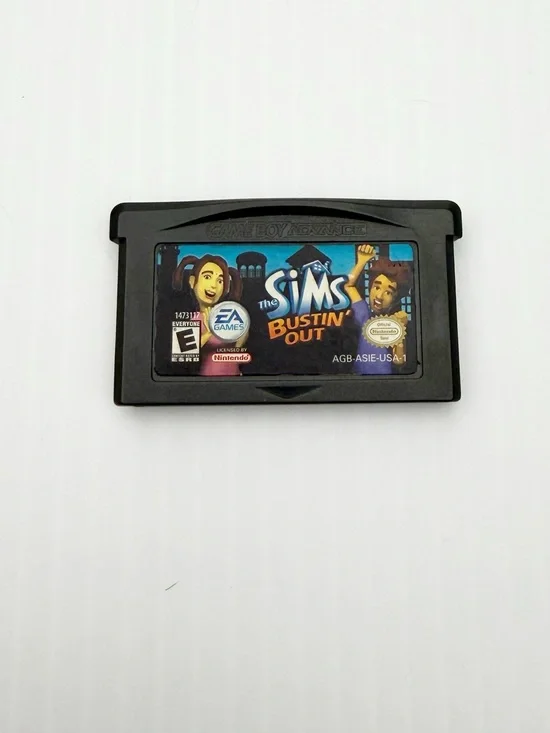 The Sims Bustin Out Video Game for Nintendo GameBoy Advance Game Only