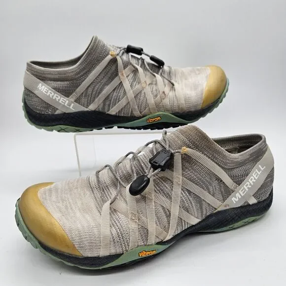 Merrell Women's Vapor Trail Glove 4 Barefoot Running Shoes Grey Size 6.5 Minimal