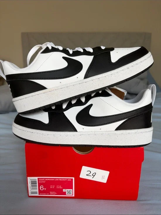 Nike Black Court Borough Low Recraft