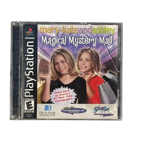 Mary Kate and Ashley Magical Mystery Mall Sony PlayStation 1 2000 PS1 CIB Retro