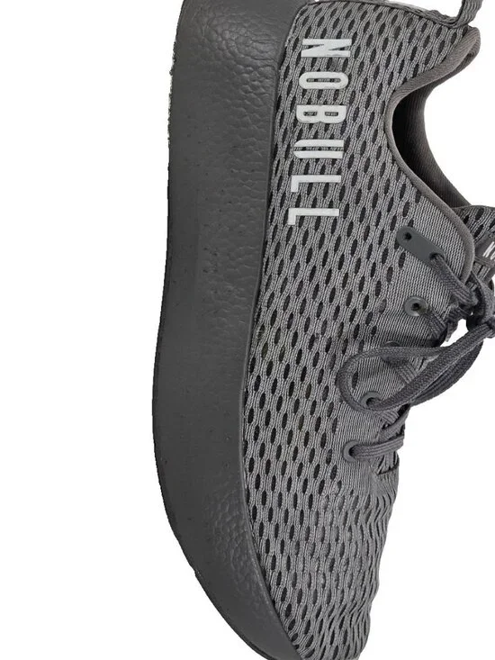 NOBULL Women Size 9 Men 7.5 SuperFabric Trainers Running Shoes Gray