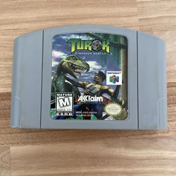 Turok: Dinosaur Hunter Nintendo 64 N64 Authentic Tested Cleaned Fast Shipping