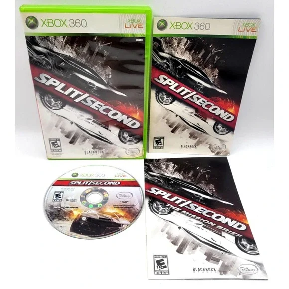 Split/Second (Microsoft Xbox 360, 2010) CIB COMPLETE IN BOX