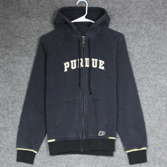 Nike Team Purdue Boilermakers‎ Mens XL Pullover Hoodie Zip Front Sweatshirt