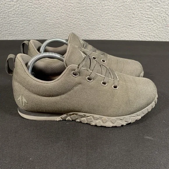 Virtue The‎ 01 Olive Green Lace Up Athletic Shoes Sneakers Women's 7 Men's 5.5