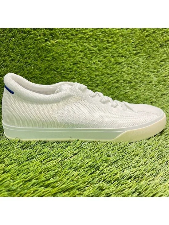 Rothy's The Lace Up Womens Size 9 White Athletic Running Walking Shoes Sneakers