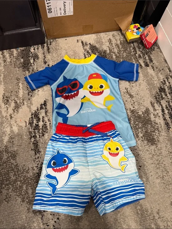 Blue & Yellow Kids Swim Set