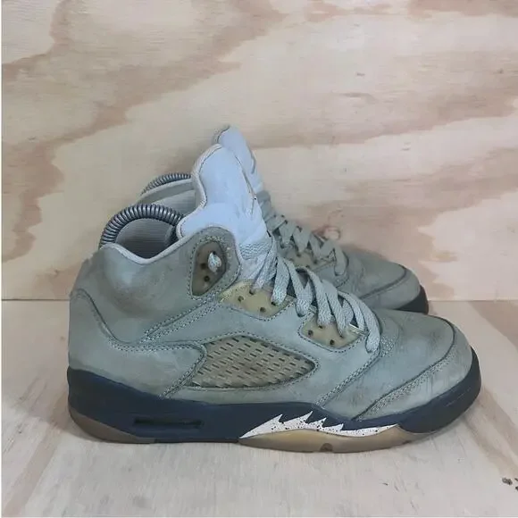 Nike - Air Jordan 5 Retro - Sneakers - Green - Kids Big Unisex - 6Y - 440888-300
