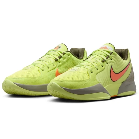 NIKE Ja 2 Twelve Time Lemon Twist Total Orange Basketball Shoes‎ Sz 6Y