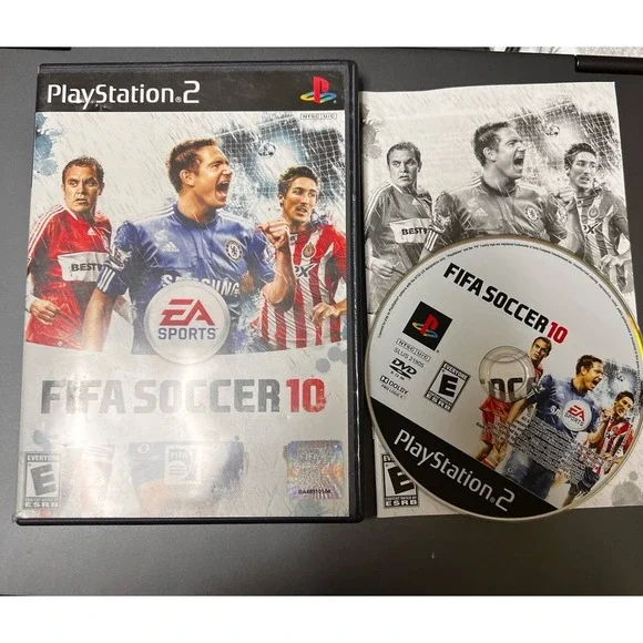 FIFA Soccer 10 Sony PlayStation 2 PS2 EA Sports Complete CIB NTSC‎