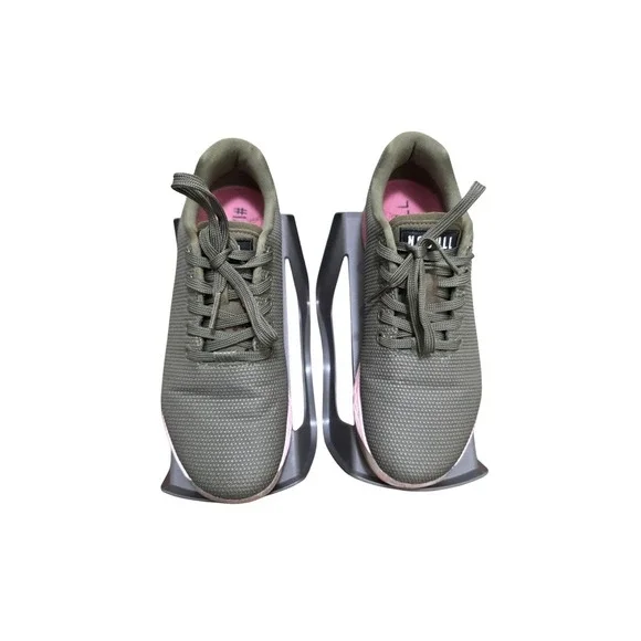 Nobull‎ Trainer Army Green Radiant Pink CrossFit Training Unisex Size M7/W8.5