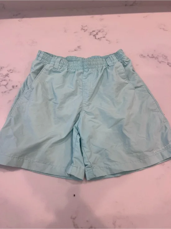 Columbia Light Blue Kids Swim Trunks