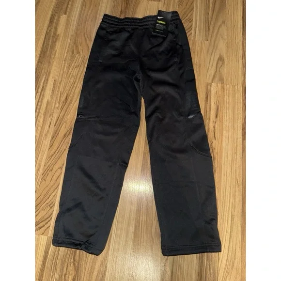 Nike‎ NEW Y2K Therma Elite Stripe Basketball Pants Youth Boys M Dark Gray