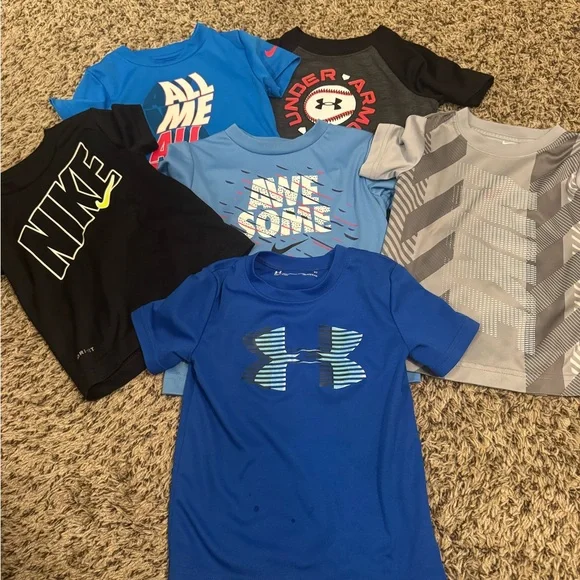 3T boys athletic lot - Nike & Under Armour