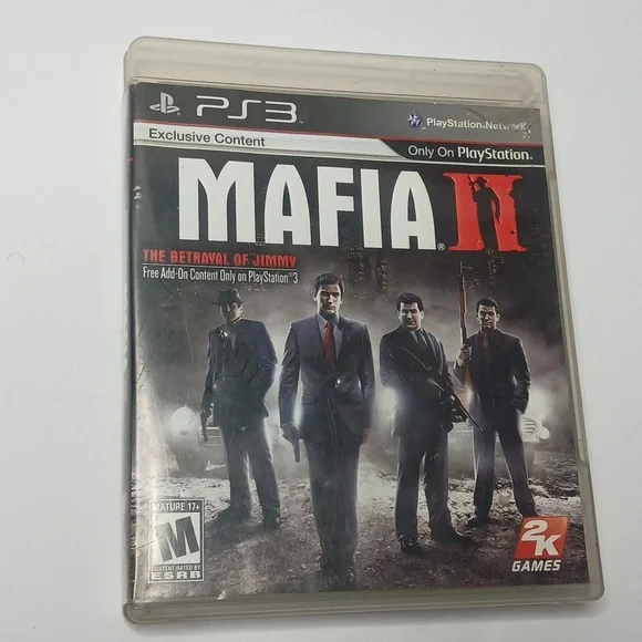 Mafia II PS3‎ game Kids Action Adventure Exclusive Content