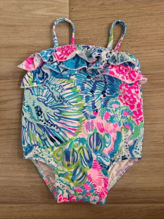 Lilly Pulitzer One Piece Swim Suit 3-6 months