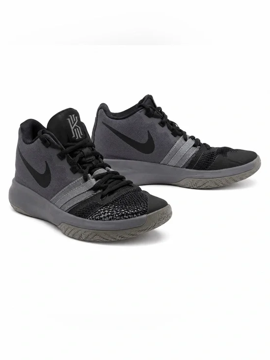 Nike Kyrie Mid Basketball Shoes - Black and Gray Size 4Y