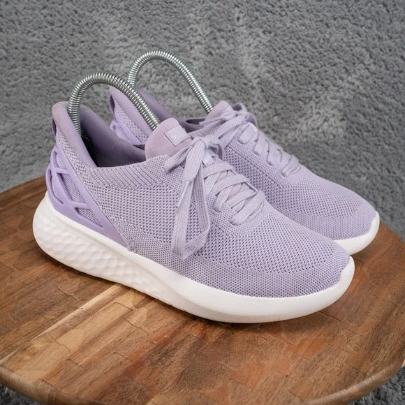 Kizik Athens Womens Size 6 Lilac Purple Running Shoes Lace Low Sneakers