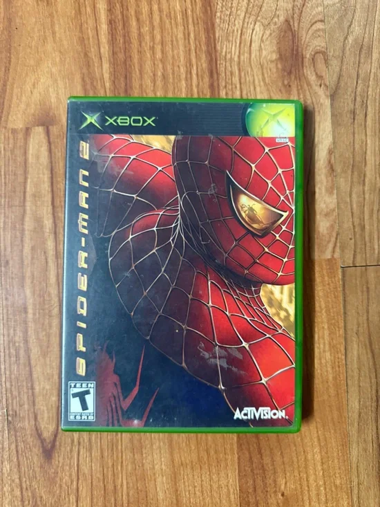 Spider-Man (Xbox) Video Game - Red Cover