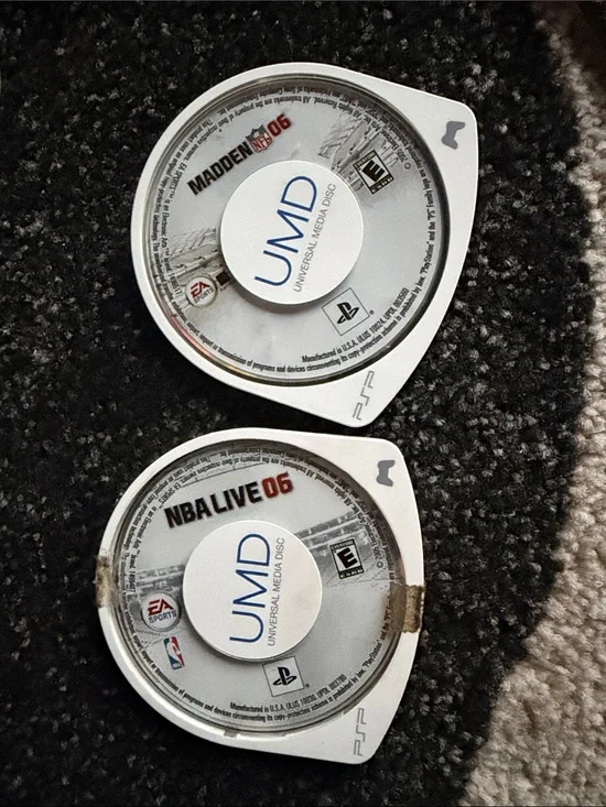 2 Sony PSP Discs -  Madden NFL 06 & NBA Live 06