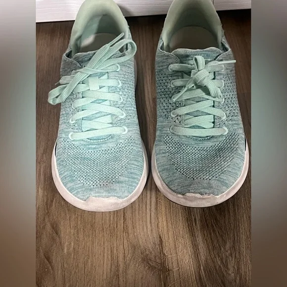 Kizik Light Teal Knit Women's Athletic Sneakers