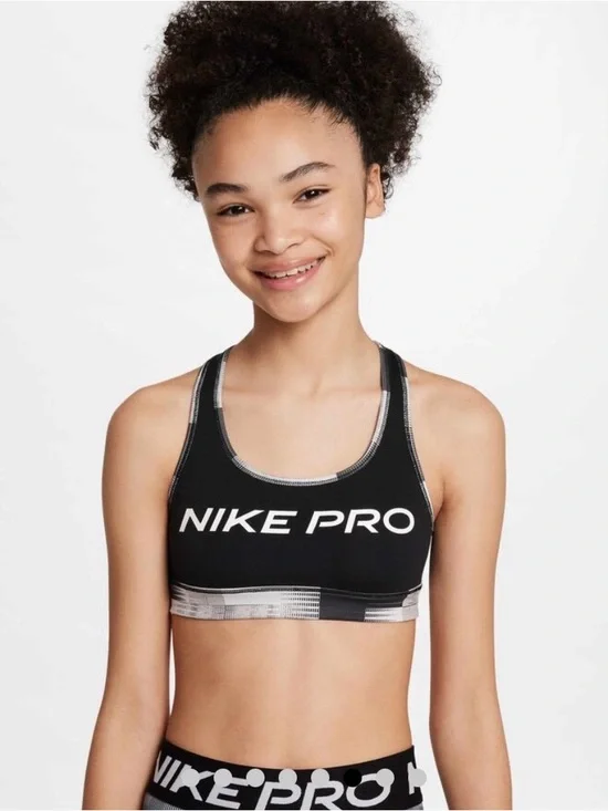 Nike Pro Girls New Dri-FIT Reversible Sports Bra Size XL 13-15Y NWT