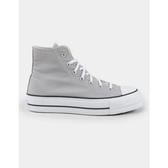 Converse Chuck Taylor All Star Lift Platform Hi Gray Sneakers Womens Sz 8