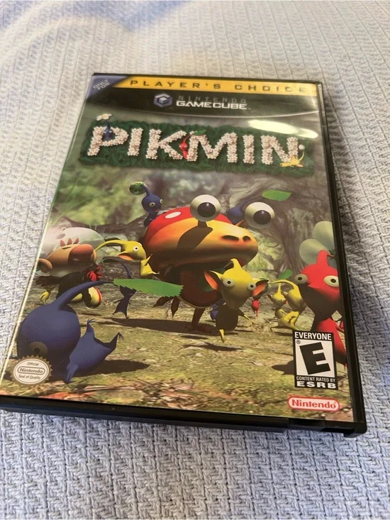 Nintendo GameCube Pikmin Video Game Case Whole Set