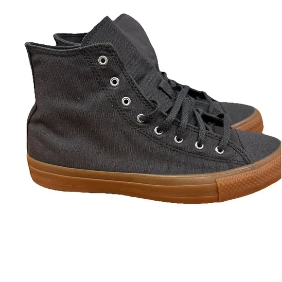 Converse Chuck Taylor All Star Hi Dark Matter Grey Gum A12431C Woman 8.5 Men 6.5