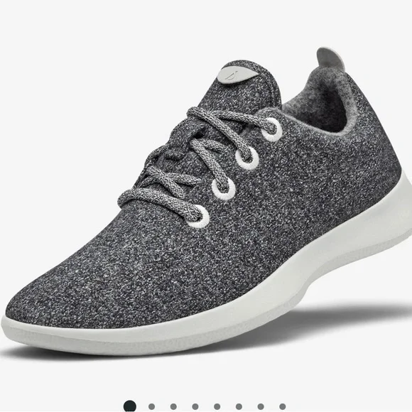 Allbirds sneakers Wool Runners Casual Lace Up Gray size 8 women