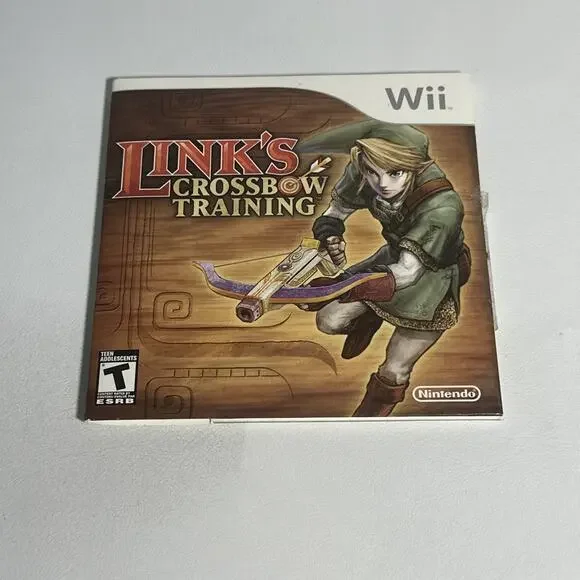 Link's Crossbow Training Nintendo Wii Video Game with Manual