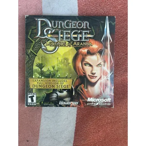 Dungeon Siege Legends of Aranna PC Game Expansion 3 Disc Set -- Untested