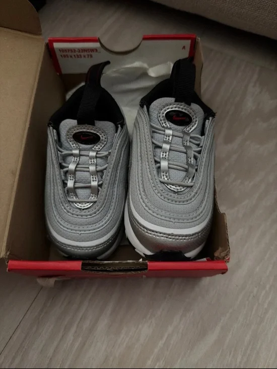 Airmax 96 metallic silver/ varsity red