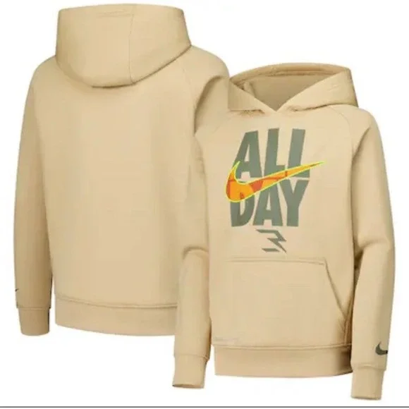 Nike 3BRAND Hoodie Youth XL Dri-FIT Pullover Sweatshirt Russell Wilson 13-15 yrs