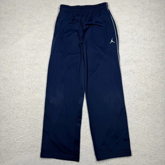 Vintage 2009 Jordan‎ by Nike Wide Leg Track Pants Blue Youth Boys Size L (16/18)