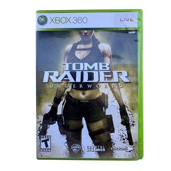 Tomb Raider Underworld Xbox 360 Live Microsoft 2008 NTSC Complete w‎ Manual CIB