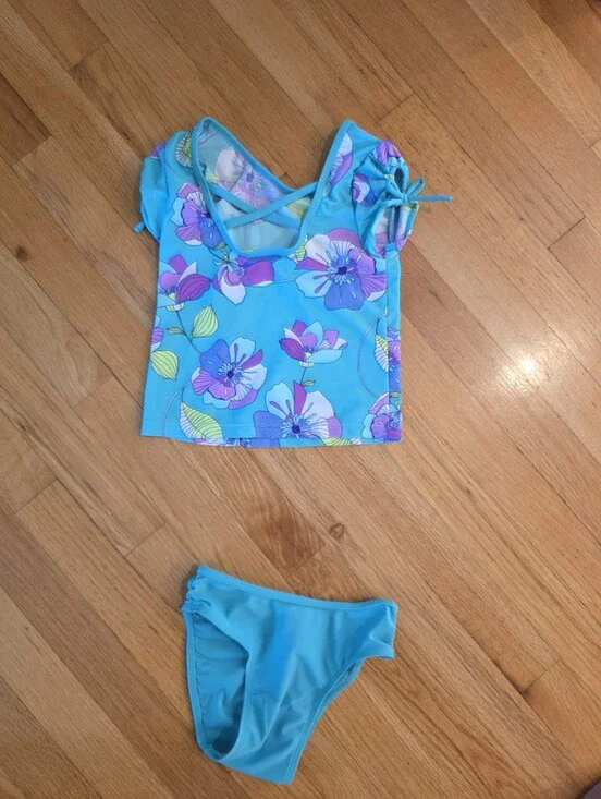 Old Navt 5T Girl Swimsuit Two Piece