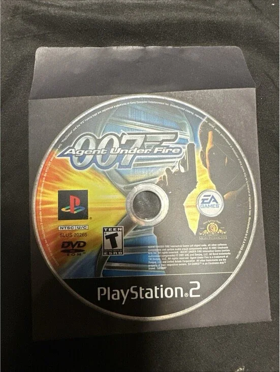 007 Agent Under Fire PlayStation 2 PS2 Video Game Action Shooter