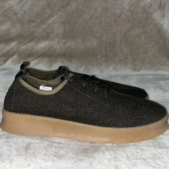 Rocket Dog Womens Size 8 Lace Up Flat Comfort Shoes Olive Green Brown‎ NWOT