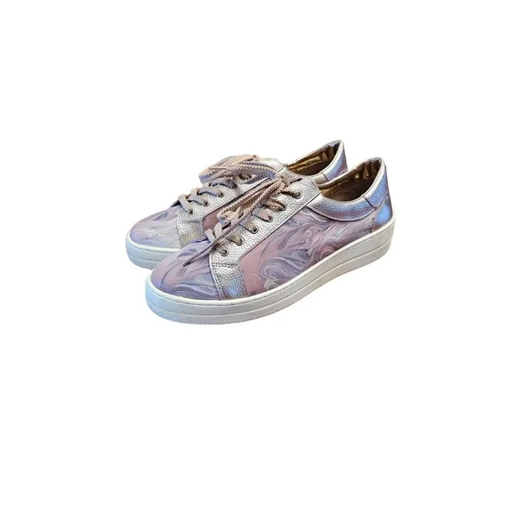 Steven‎ by Steve Madden marbled metallic shoes size 11 NEW