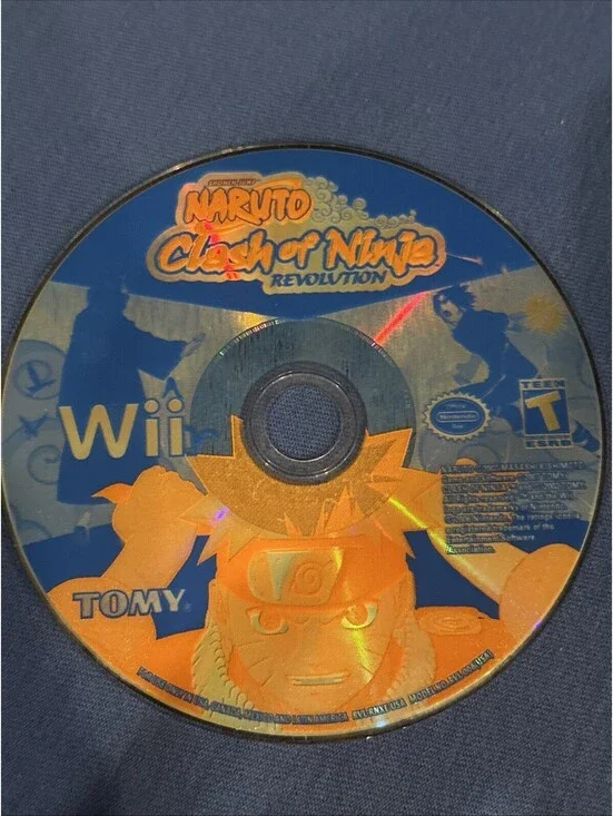 Naruto: Clash of Ninja Revolution (Nintendo Wii, 2007)  No Case
