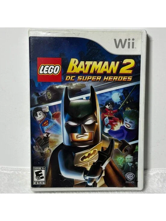 LEGO Batman 2 DC Super Heroes Nintendo Wii Complete CIB Authentic