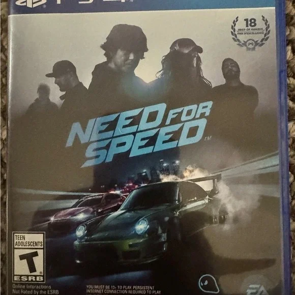 Sony PS4 Need‎ for Speed Game - Blue and Black