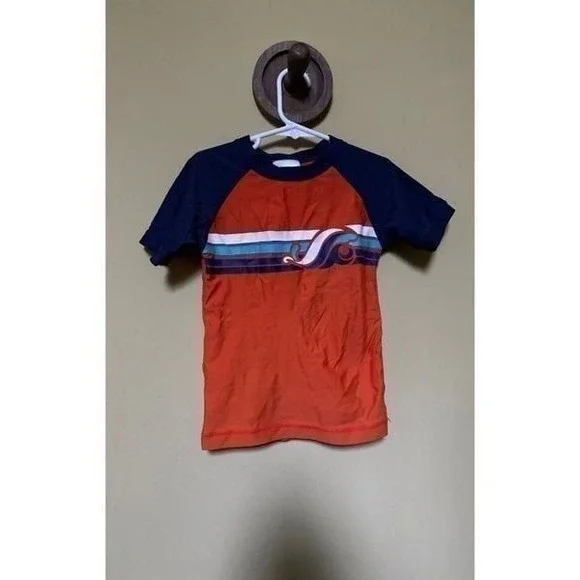 Hanna Andersson Blue Orange Swim Shirt size 100‎