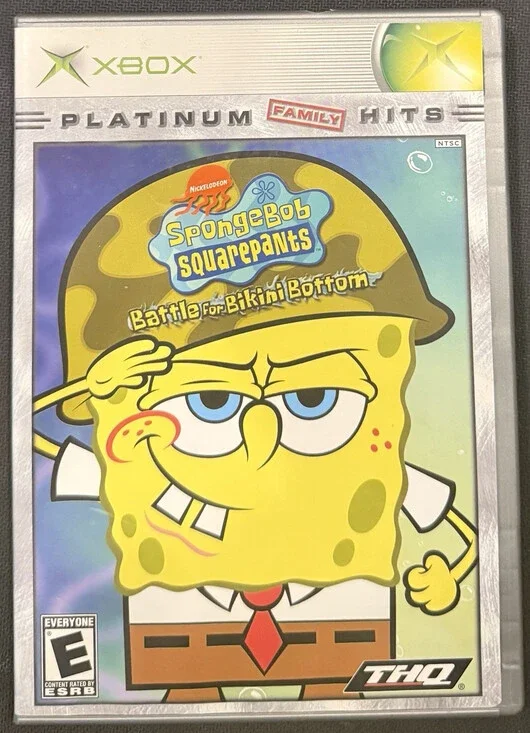 THQ SpongeBob SquarePants: Battle for Bikini Bottom Xbox E NTSC-U/C 2003 Manual