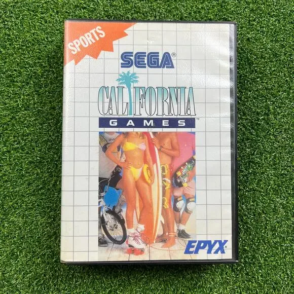 California Games Sega Master System Game and Case no Manual TESTED