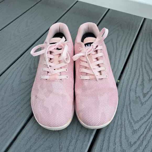 Nobull Women's Outwork Pink Camo Trainer Crossfit Shoes, Size 9