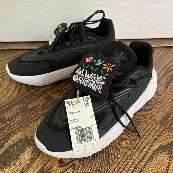 NWT Adidas Always Original Ozelia Sneakers Black GW0593
