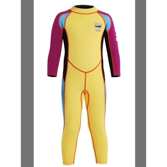 Dive & Sail Wetsuit Youth XL Yellow Excellent Full Body Neoprene 2.5mm X-Manta