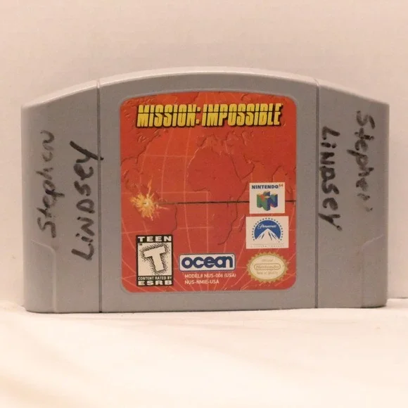 Mission Impossible Nintendo 64 N64 Authentic Original Cartridge
